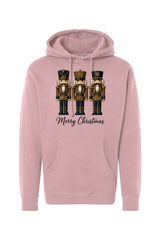 Pink Christmas hoodie with 