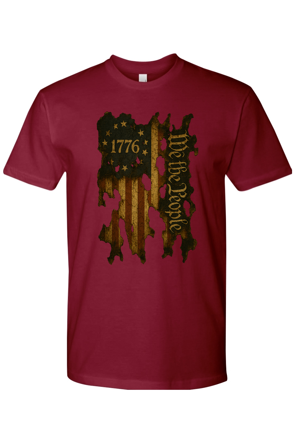 1776 Ripped Flag T-Shirt