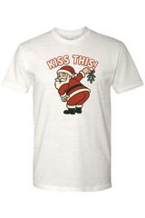Light cream Christmas t-shirt with 