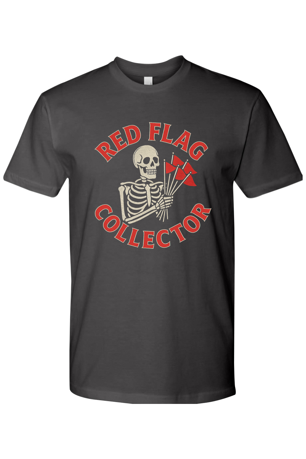 Red Flag Collector Skeleton T-Shirt