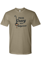 Olive green Thanksgiving t-shirt with 