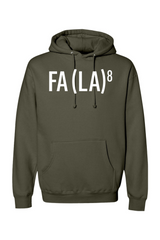 Olive green Christmas hoodie with 
