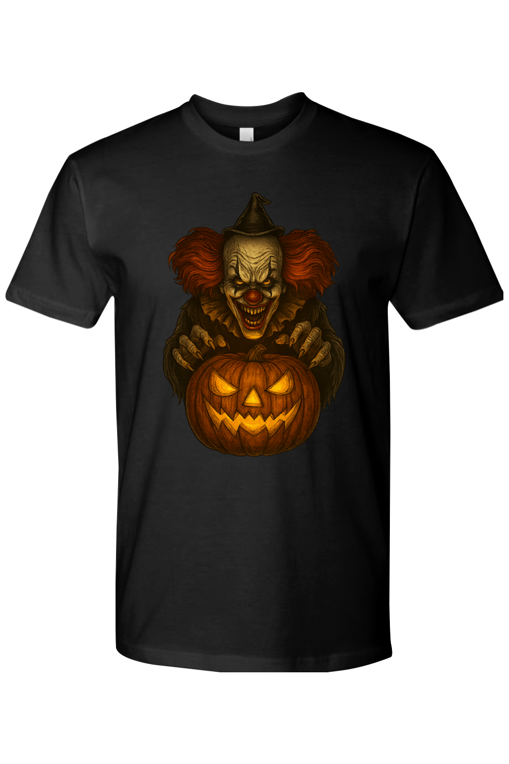 Cursed Clown Jack-o-Lantern T-Shirt