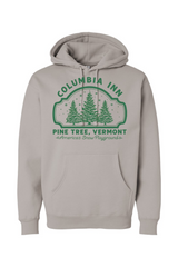Gray Christmas hoodie with 