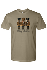 Light olive green Christmas t-shirt with 