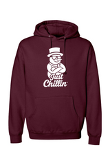 Maroon Christmas hoodie with 
