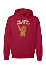 Red Christmas hoodie with 