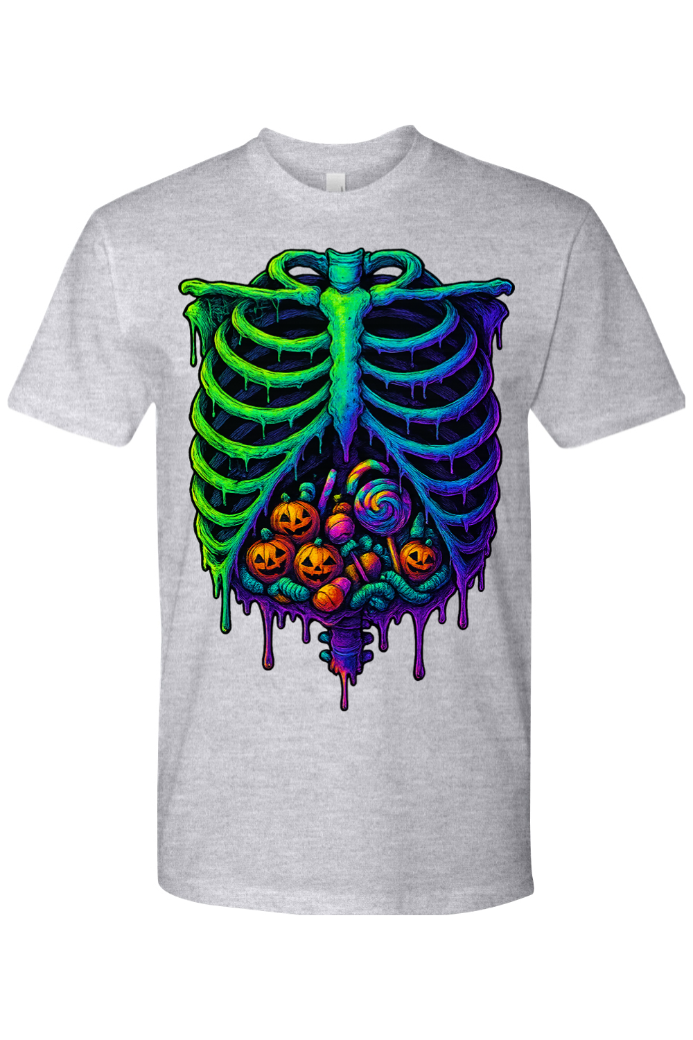 Neon Nightmare Ribcage T-Shirt