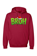 Red Christmas hoodie with 
