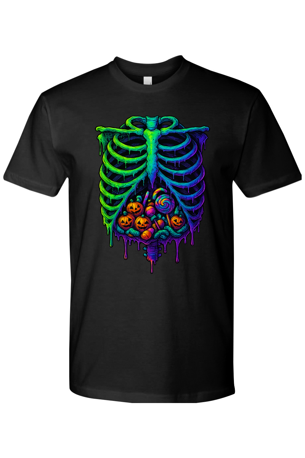 Neon Nightmare Ribcage T-Shirt