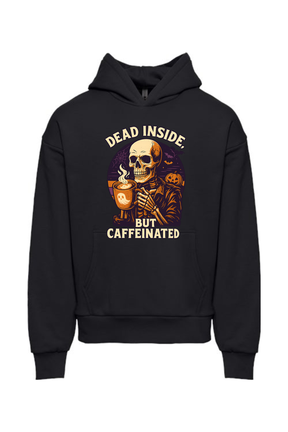 Dead Inside But Caffeinated Hoodie