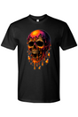 Candy Corn Drip Skull T-Shirt