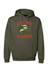 Olive green Christmas hoodie with 