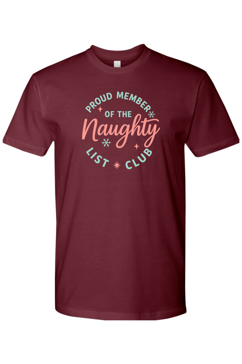 Maroon Christmas t-shirt with 
