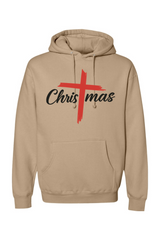 Dark beige Christmas Hoodie with 