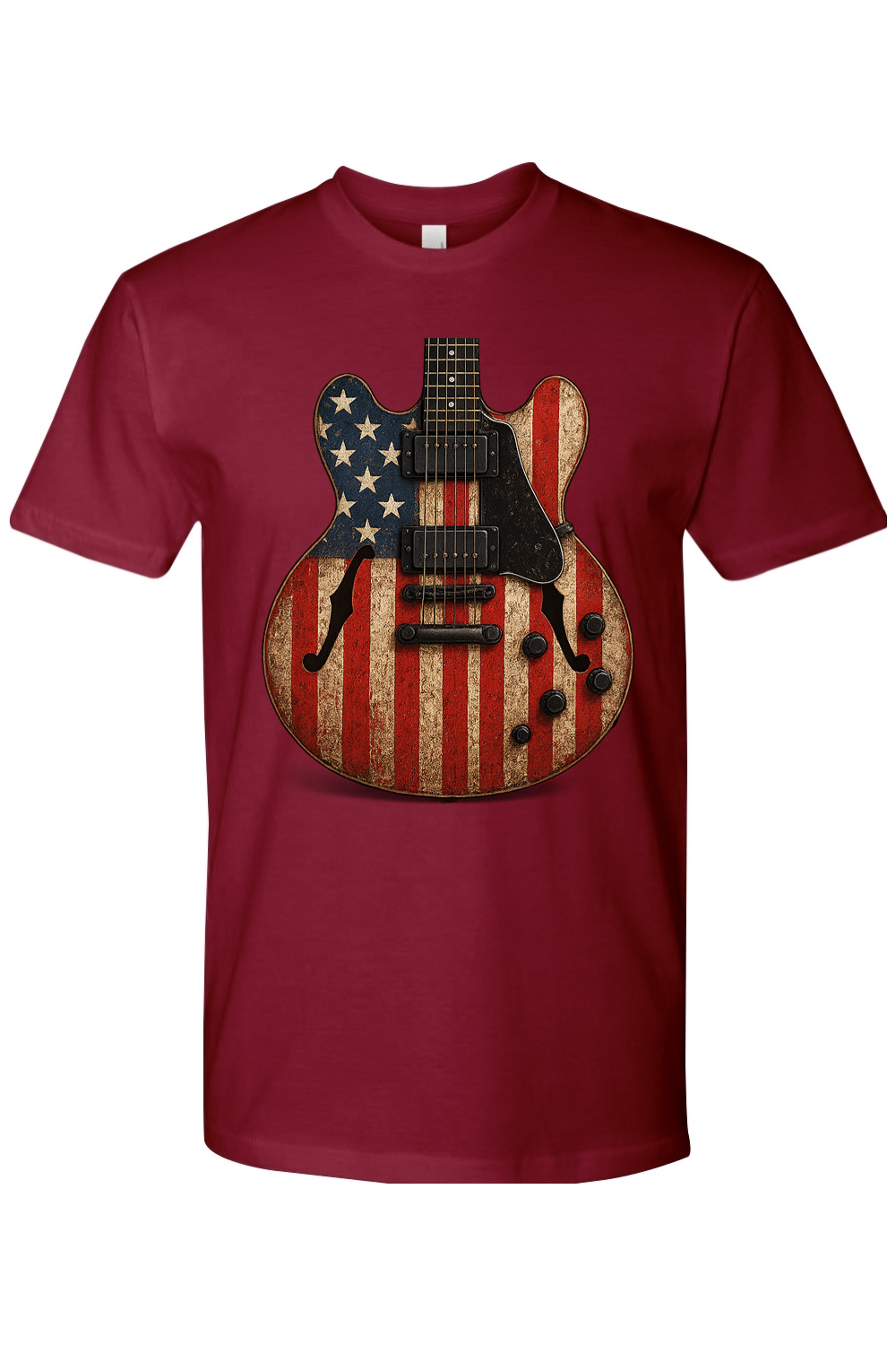 Stars, Stripes & Strings Guitar T-Shirt