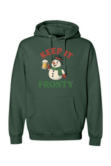 Green Christmas hoodie with 