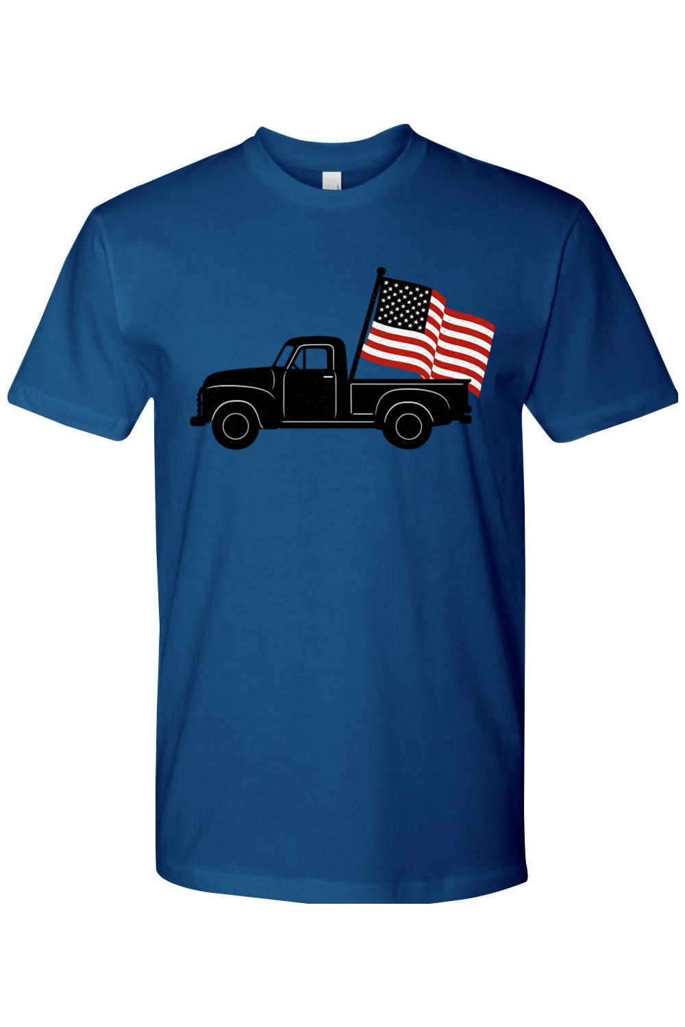 Vintage Truck US Flag T-Shirt