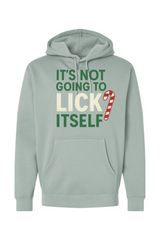 Light green Christmas hoodie with 