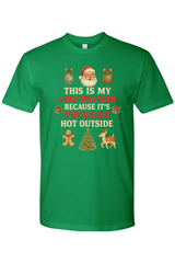 Green Christmas t-shirt with 