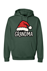 Pine green Christmas hoodie with 