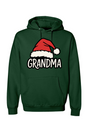 Grandma Santa Hat Christmas Hoodie