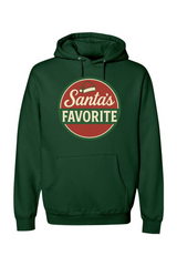 Green Christmas hoodie with 