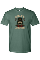 Pine green Christmas t-shirt with 