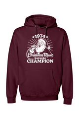 Maroon Christmas hoodie with 