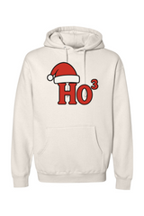 Beige Christmas hoodie with 