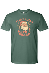 Pine green Christmas t-shirt with 