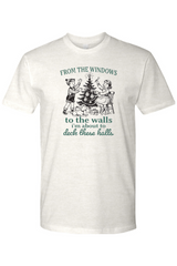Light cream Christmas t-shirt with 