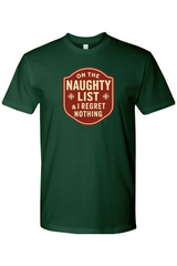 Dark green Christmas t-shirt with 