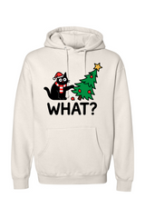 Cream Christmas hoodie with 