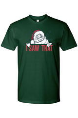 Dark green Christmas t-shirt with 