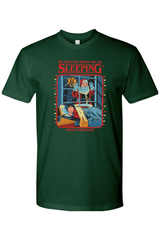 Dark Green Christmas t-shirt with 