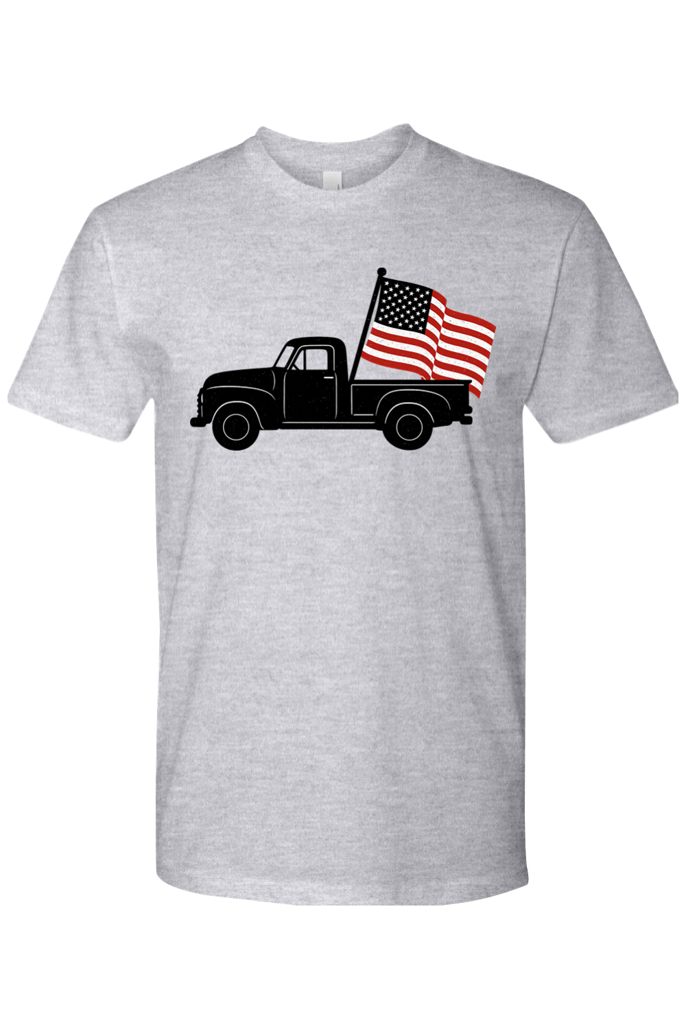 Vintage Truck US Flag T-Shirt