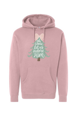 Pink Christmas hoodie with 