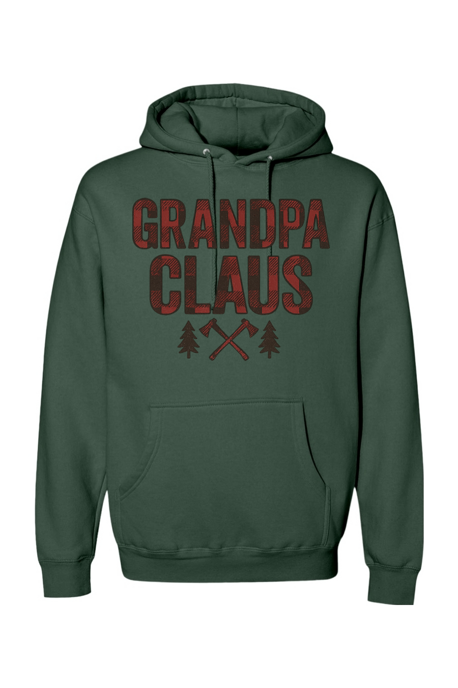 Green  Christmas hoodie with 