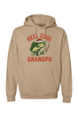 Reel Cool Grandpa Christmas Fishing Hoodie