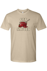 Dark beige Thanksgiving t-shirt with 
