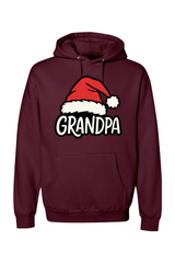 Maroon Christmas hoodie with 