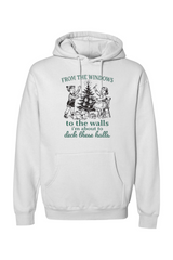 White Christmas hoodie with 