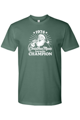Pine green Christmas t-shirt with 