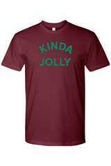 Maroon Christmas t-shirt with 