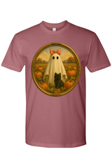 Girlie Ghost Pumpkin Patch T-Shirt