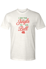 Light cream Christmas t-shirt with 