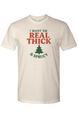 Cream Christmas t-shirt with 