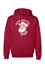 Red Christmas hoodie with 
