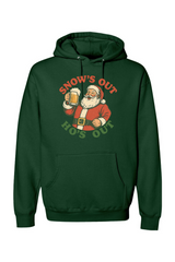 Green Christmas hoodie with 